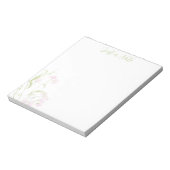 Waterverf zoete erwt notitieblok (Linkerzijde)