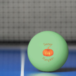 Waterverf zoete oranje pompoen Ping Ball