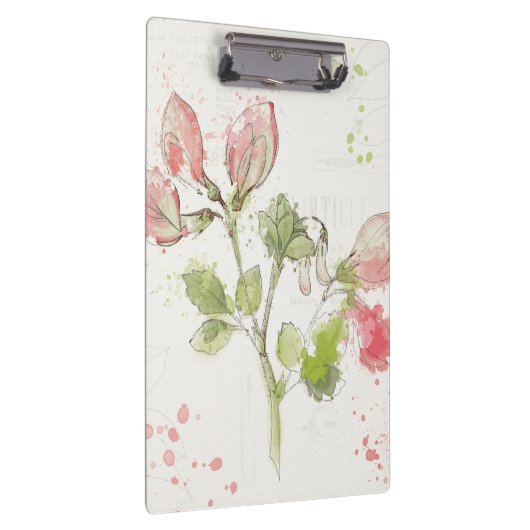 Waterverf zoete peul klembord (Rechts)