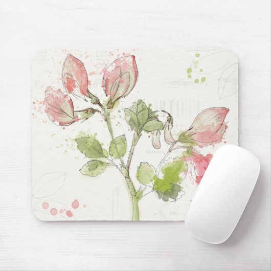 Waterverf zoete peul muismat (Met muis)