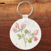 Waterverf zoete peul sleutelhanger (Voorkant)