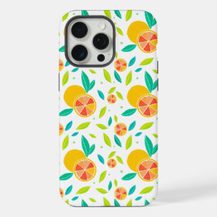 Waterverf Zoete Sinaasappels Patroon iPhone 15 Pro Max Case