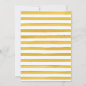 Waterverf Zomer Bee Truck & Zonnebloemen Sweet 16 Kaart (Achterkant)