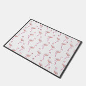 Waterverf Zomer Flamingo patroon Deurmat (Schuin)