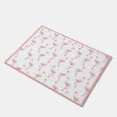 Waterverf Zomer Flamingo patroon Deurmat (Schuin)