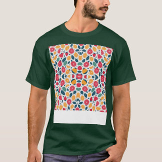 Waterverf zomer Fruit Patterned zomerfruit pat T-shirt