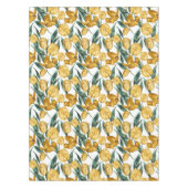 Waterverf Zomer Gele Tulpen Pasen Tafelkleed (Voorkant)