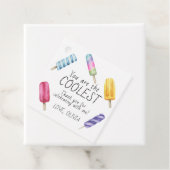 Waterverf Zomer Popsicle Verjaardag bedankt Bedankjes Labels (In situ)