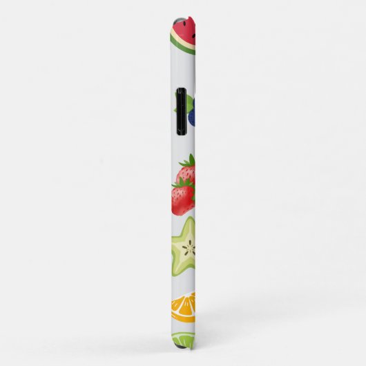 Waterverf Zomer Vruchten Patroon met naam Case-Mate iPhone Case (Achterkant/rechts)