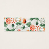 waterverf zomer wildbloem bruiloft Website Kaart (Achterkant)