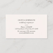 Waterverf Zomer Wildflower Floral Visitekaartje (Achterkant)