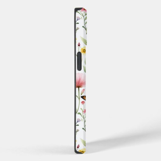Waterverf Zomer Wildflower Pattern Case-Mate iPhone Case (Achterkant / Rechts)