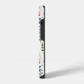 Waterverf Zomer Wildflower Pattern iPhone Hoesje (Linkerkant)