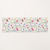 Waterverf Zomer Wildflower Pattern Yogamat (Voorkant (horizontaal))