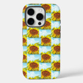 Waterverf Zomer Zonnebloemen Case-Mate iPhone Case (Achterkant)