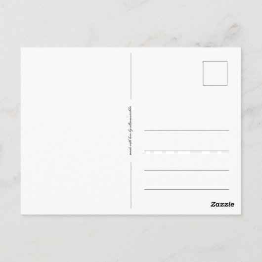 Waterverf zomerabrikozen briefkaart (Achterkant)