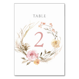 waterverf zomerbloemen Tabel Nummer 2 Kaart