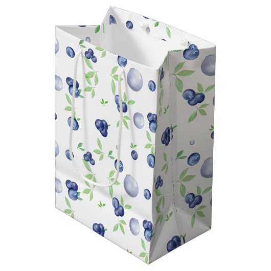 Waterverf zomerbosbes medium cadeauzakje (Voorkant Gekanteld)