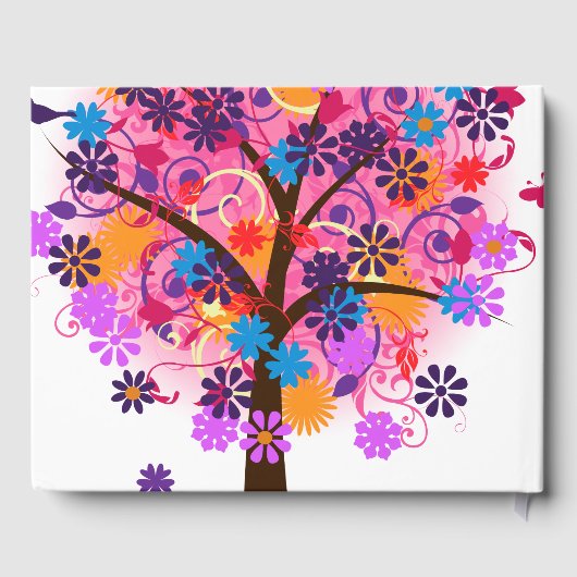 Waterverf - zomerbruiloft gastenboek (Achterkant)