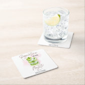 Waterverf zomercocktail kartonnen onderzetters (Insitu)