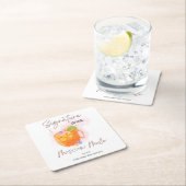 Waterverf zomercocktail kartonnen onderzetters (Insitu)