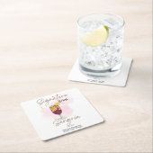 Waterverf zomercocktail kartonnen onderzetters (Insitu)