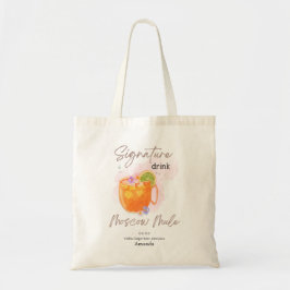 Waterverf zomercocktail tote bag