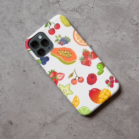  Waterverf Zomerfruitpatroon Case-Mate iPhone Case