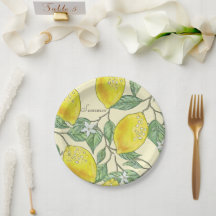  Waterverf zomerlemonenpatroon