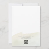 Waterverf zomermadeliefjes bruiloft kaart (Achterkant)