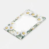 Waterverf zomermadeliefjes post-it® notes (Schuin)