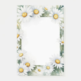 Waterverf zomermadeliefjes post-it® notes