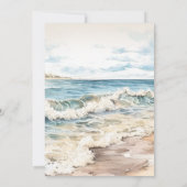 Waterverf zomervakantie kaart (Achterkant)