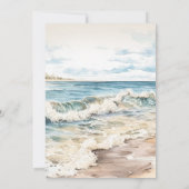Waterverf zomervakantie kaart (Achterkant)