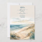 Waterverf zomervakantie kaart (Voorkant)