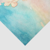 Waterverf zomervakantie retro bus tissuepapier (Detail)