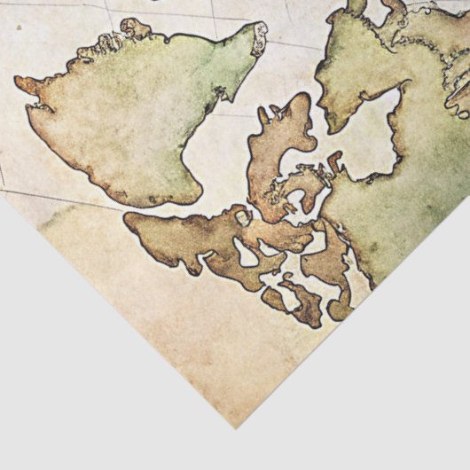 Waterverf zomervakantie retro koffers tissuepapier (Detail)