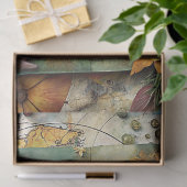 Waterverf zomervakantie retro kompas planner tissuepapier (Geschenk)