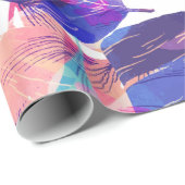 Waterverf zomerventiel 2 cadeaupapier (Rol Hoek)