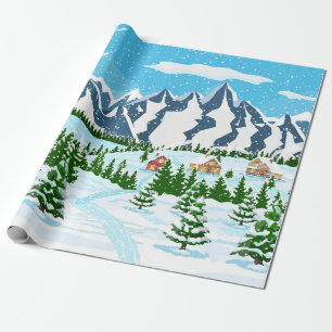 Waterverf zomerweidebloemen naadloos, cadeaupapier