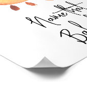 Waterverf zon - Noem dat baby voedsel Poster (Hoek)