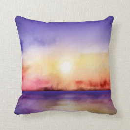 Waterverf  Zondag Alle Opties Kussen