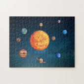 Waterverf zonne-energie legpuzzel (Horizontaal)