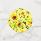 Waterverf Zonnebloem 2 Confetti (Kleine voorkant)