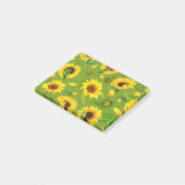 Waterverf Zonnebloem 4 Post-it® Notes (Schuin)
