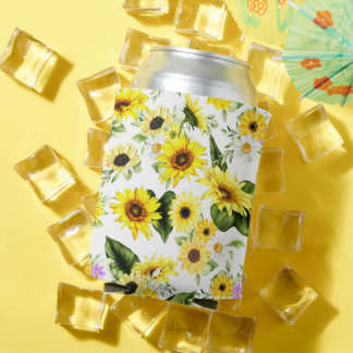 Waterverf Zonnebloem 7 Blikjeskoeler