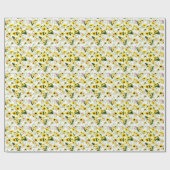 Waterverf Zonnebloem 7 Cadeaupapier (Vlak)