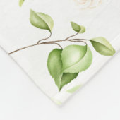 Waterverf Zonnebloem 7 Fleece Deken (Hoek)