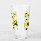 Waterverf Zonnebloem 7 Glas (Links)