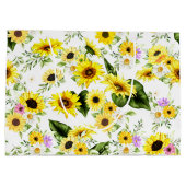 Waterverf Zonnebloem 7 Groot Cadeauzakje (Achterkant)